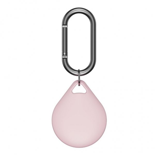 KeyBudz AirTag Holder Secure Dock 4-pak Rosa