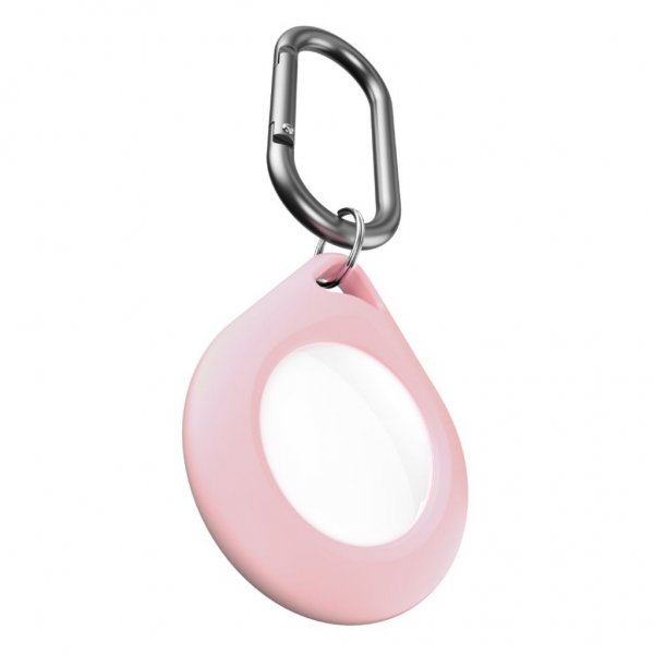 KeyBudz AirTag Holder Secure Dock 4-pak Rosa