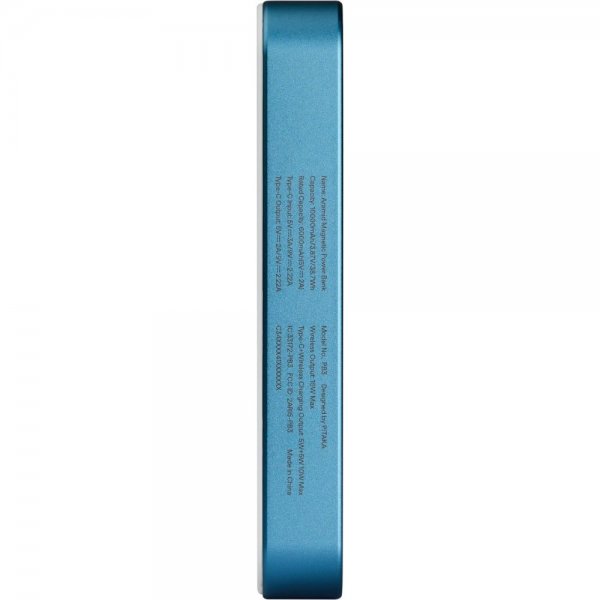 Pitaka MagSafe Powerbank Aramidfiber 10.000 mAh Lucid Blue
