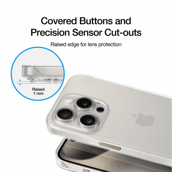 Just Mobile iPhone 15 Pro Max Cover TENC Slim Fit Frost