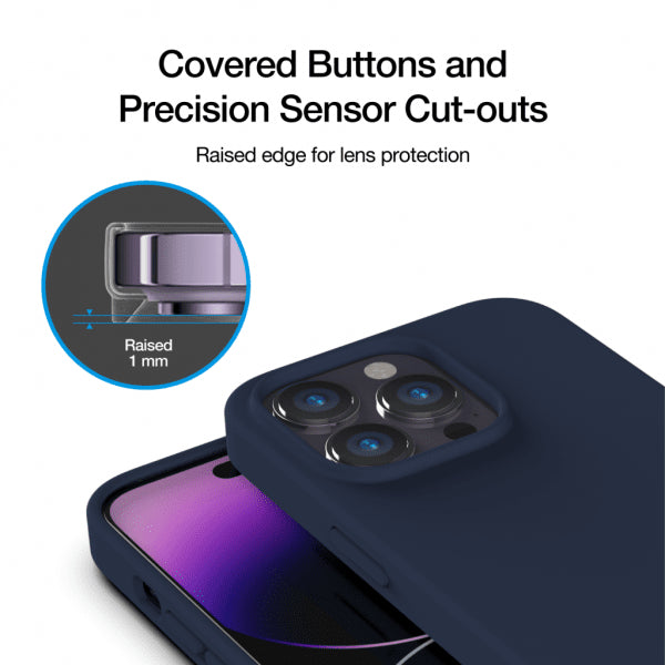 Just Mobile iPhone 14 Pro Cover TENC Silikone MagSafe Blå