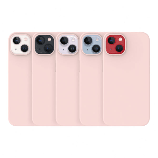 Just Mobile iPhone 14 Cover TENC Silicone MagSafe Rosa