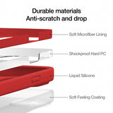 Just Mobile iPhone 14 Cover TENC Silikone MagSafe Rød