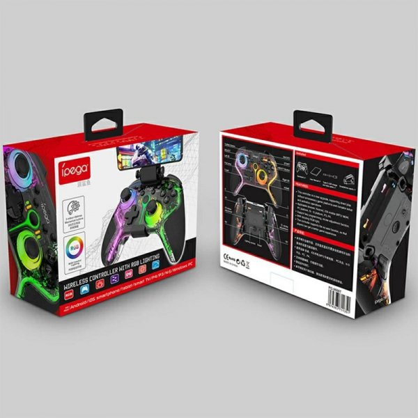 Ipega PG-9666 Trådløs Gamecontroller RGB Sort