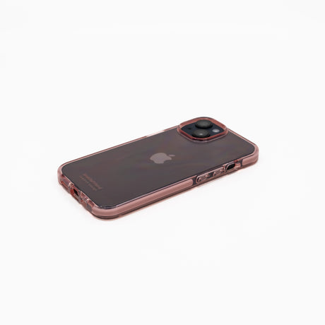 MobileFriend iPhone 13/14/15/16e/17e Skal Seethrough Rosa