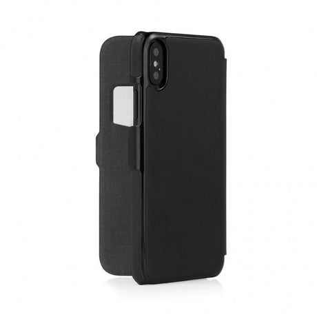 Pipetto iPhone XR Slim Wallet Classic Etui Sort
