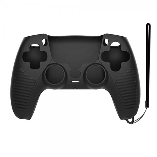 PlayStation 5 DualSense-controller-cover med strop, sort