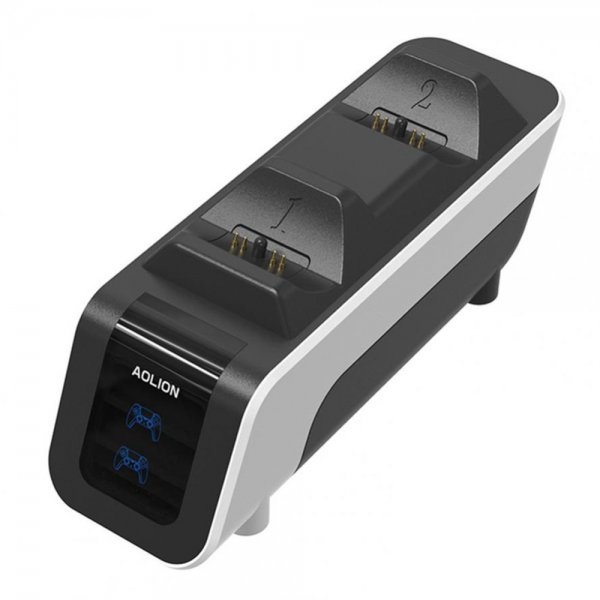 Aolion PlayStation 5 DualSense Kontrol Dobbelt Opladningsdock