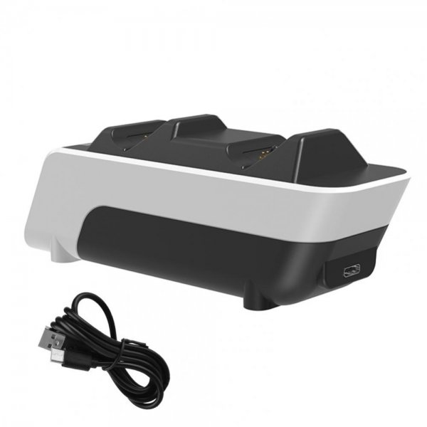 Aolion PlayStation 5 DualSense Kontrol Dobbelt Opladningsdock