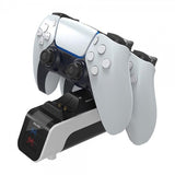 Aolion PlayStation 5 DualSense Kontrol Dobbelt Opladningsdock