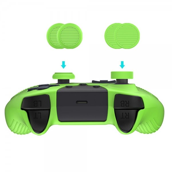 PlayStation 5 Spillecontroller Thumb Grips 4-pak Grøn