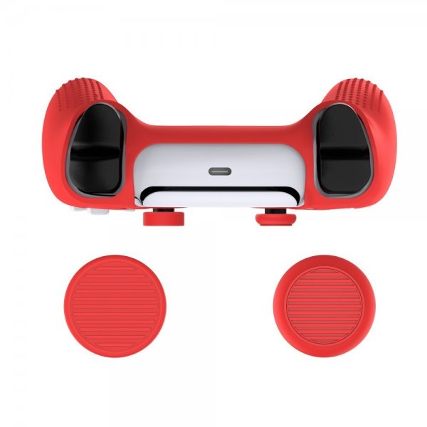PlayStation 5 Spillekonsol Thumb Grips 4-pak Rød