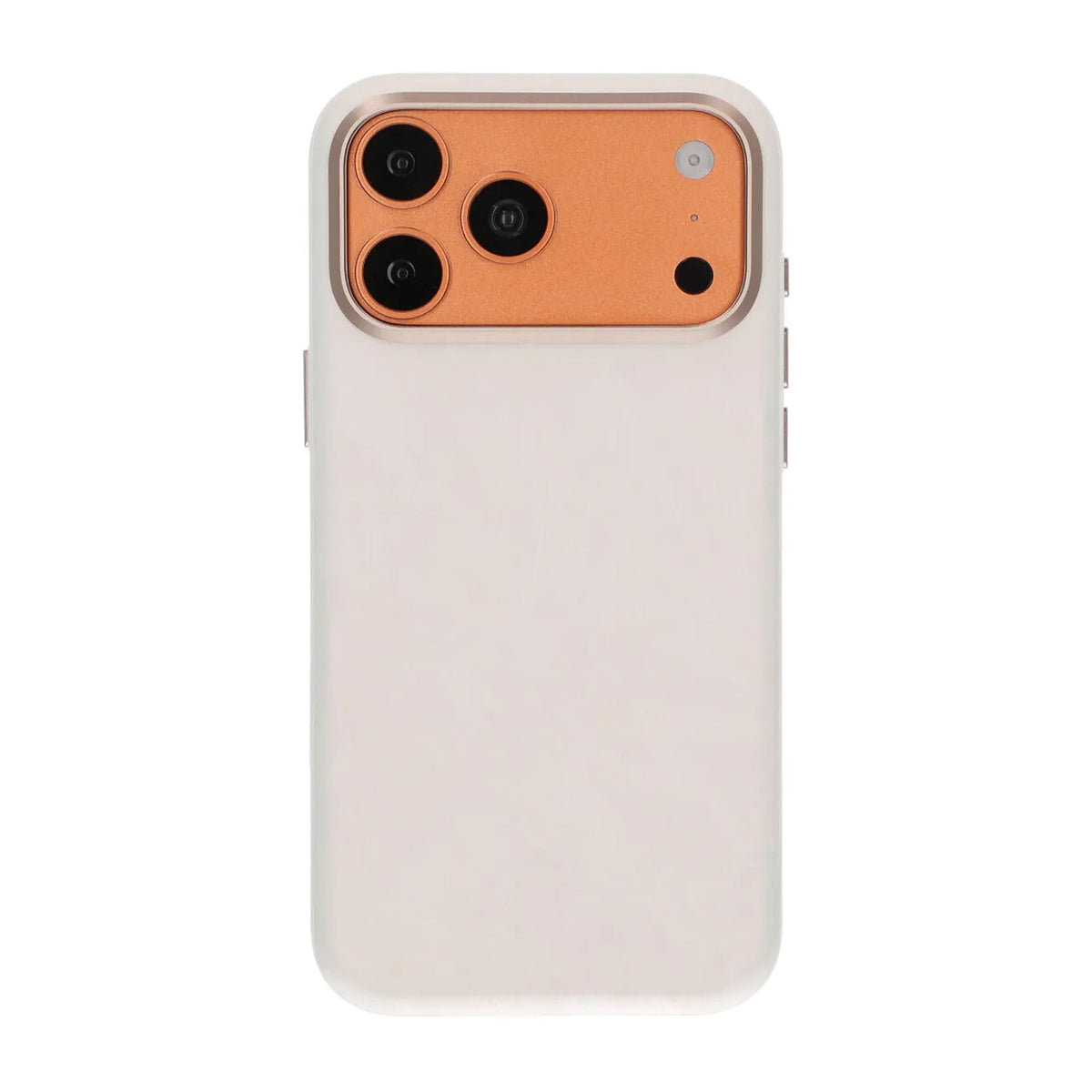 iPhone 17 Pro/iPhone 18 Pro Cover med plumtekstur MagSafe Hvid