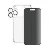 PanzerGlass iPhone 15 Pro 3-i-1 Bundlesæt Privacy
