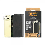 PanzerGlass iPhone 15 Plus 3-i-1 Bundle Set Privacy