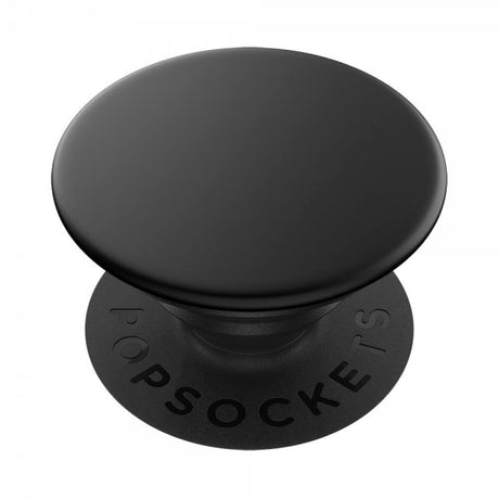 Popsockets PopGrip Premium Aluminium Sort