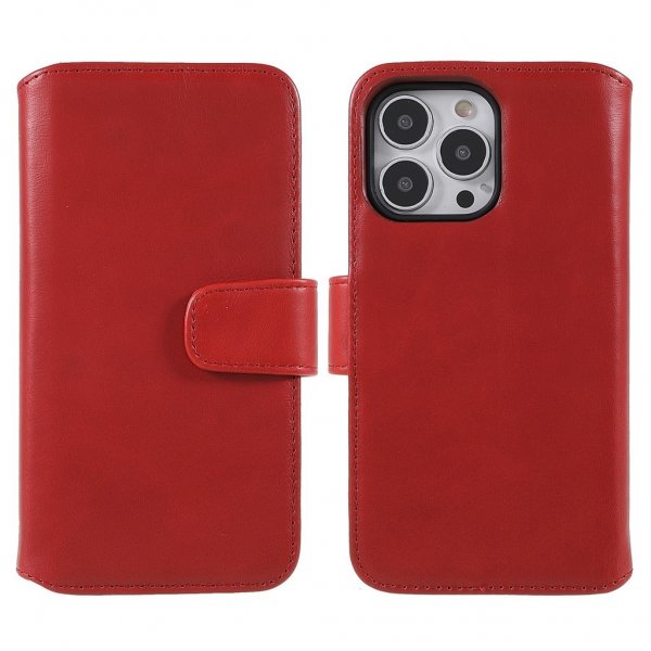 Nordic Covers iPhone 14 Pro Cover Essential Leather Poppy Red