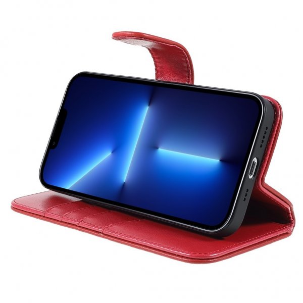 Nordic Covers iPhone 14 Pro Cover Essential Leather Poppy Red