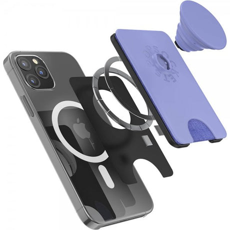 Popsockets PopWallet+ til MagSafe Deep Periwinkle