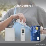 4smarts Powerbank Pocket Slim 10 000 mAh 45W Hvid