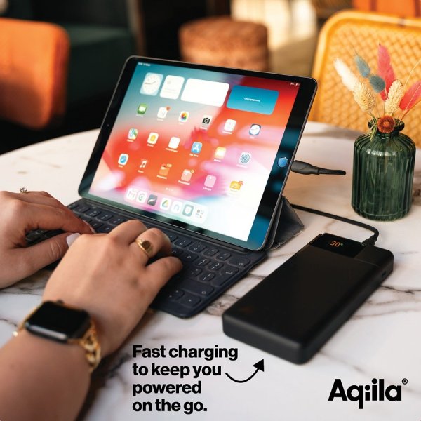 Aqiila Powerbank Powerbird B20+ 20 000 mAh 65W Sort