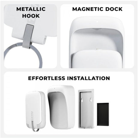 Rolling Square Powerbank Tau Pure White