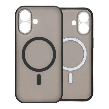 iPhone 16 Cover Kameralinsebeskytter MagSafe Sort