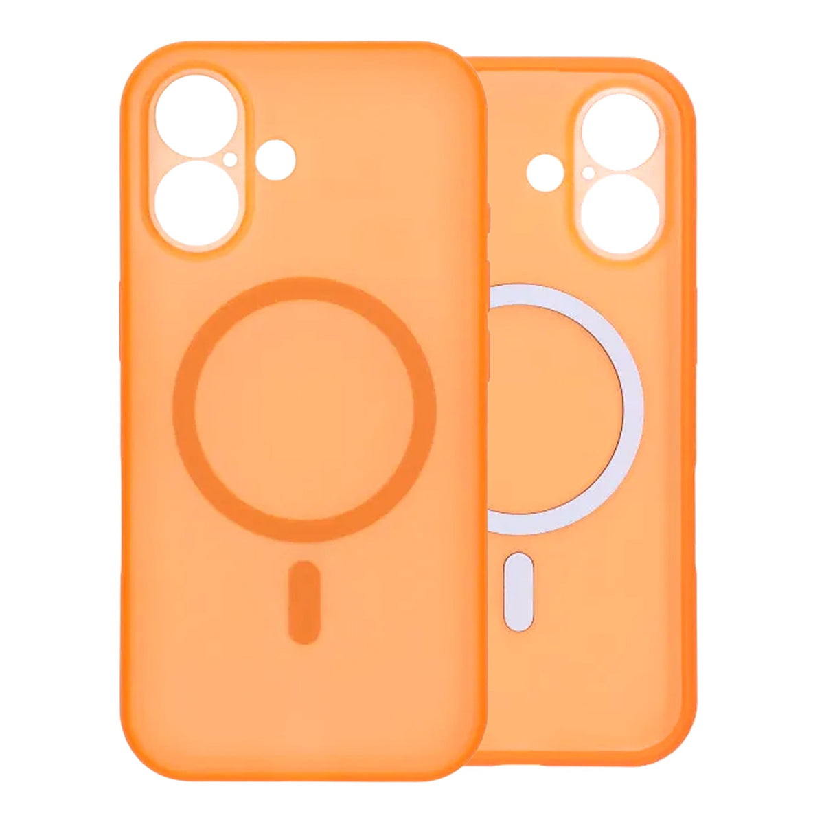 iPhone 16 Cover Kameralinsebeskytter MagSafe Orange