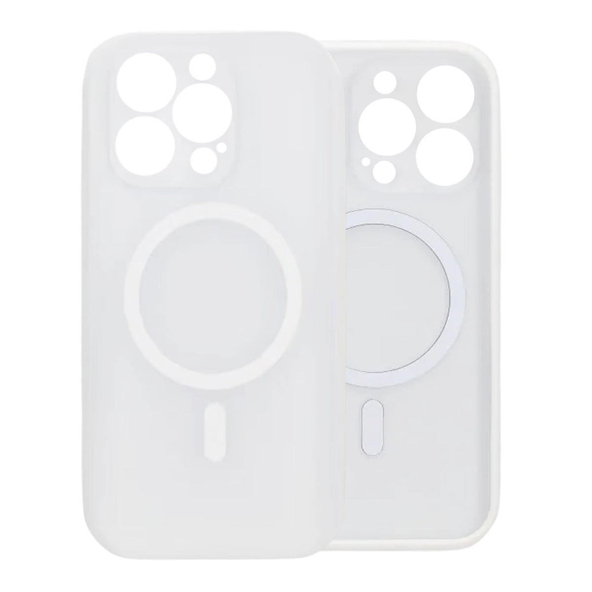 iPhone 16 Pro Max Cover Kameralinsebeskytter MagSafe Hvid