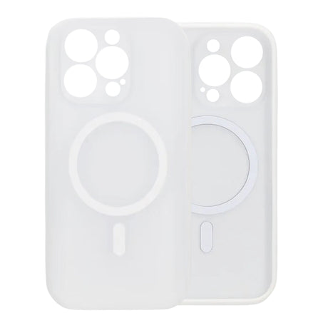 iPhone 16 Pro Cover Kameralinsebeskytter MagSafe Hvid