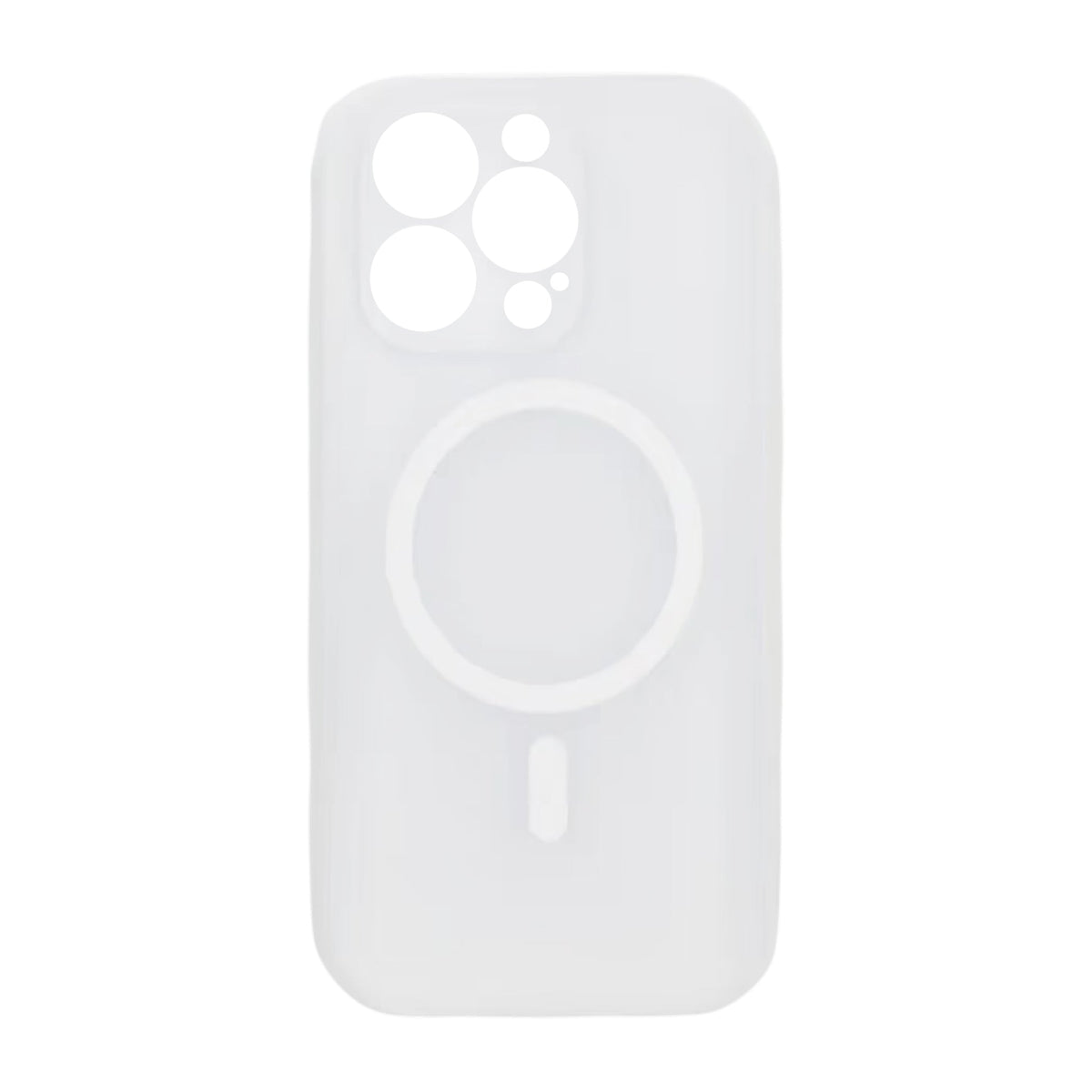 iPhone 16 Pro Cover Kameralinsebeskytter MagSafe Hvid