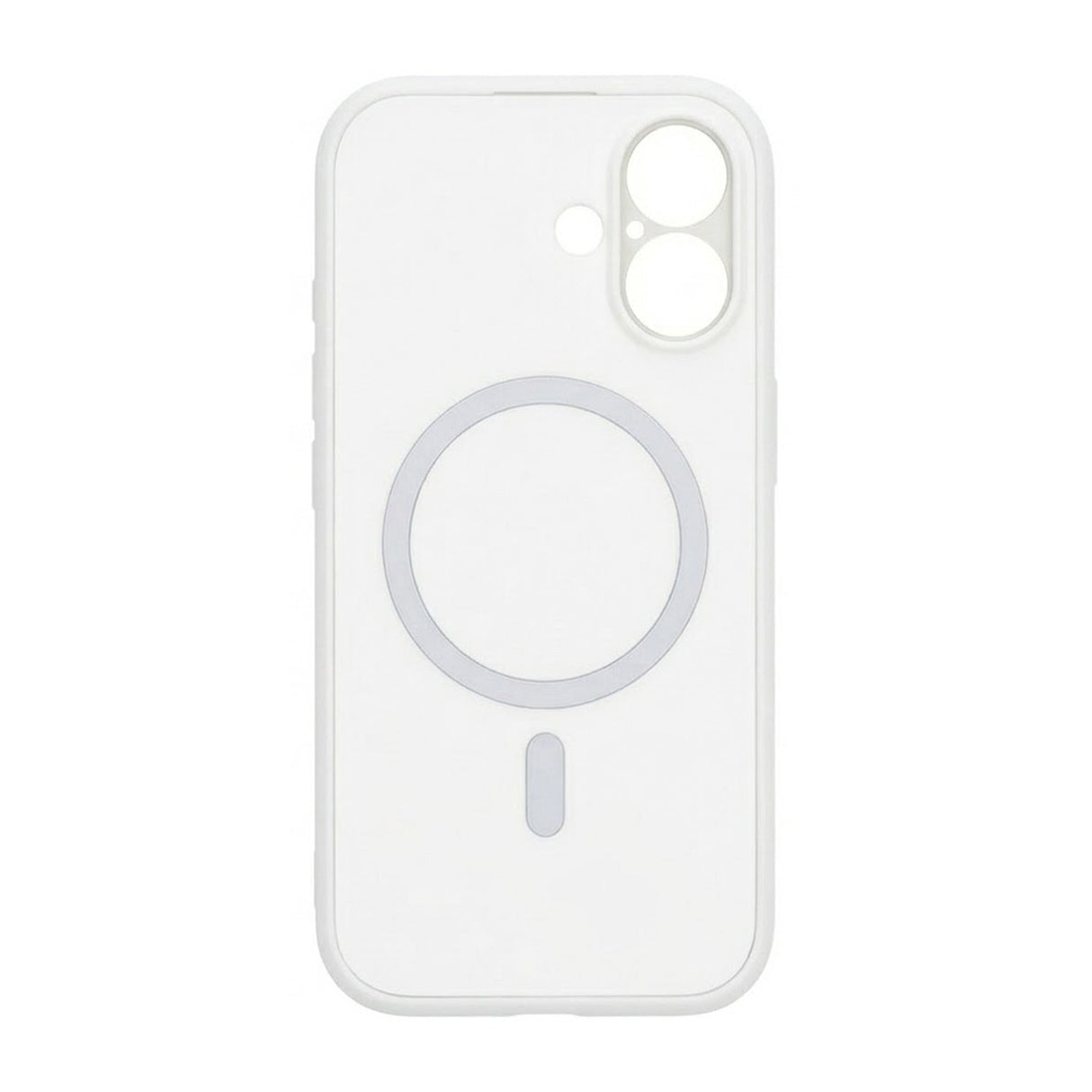 iPhone 16 Cover Kameralinsebeskytter MagSafe Hvid
