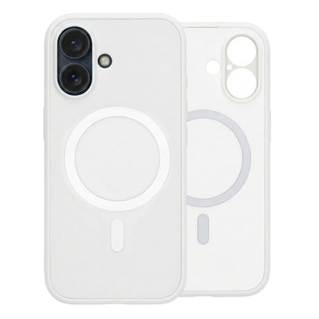 iPhone 16 Cover Kameralinsebeskytter MagSafe Hvid
