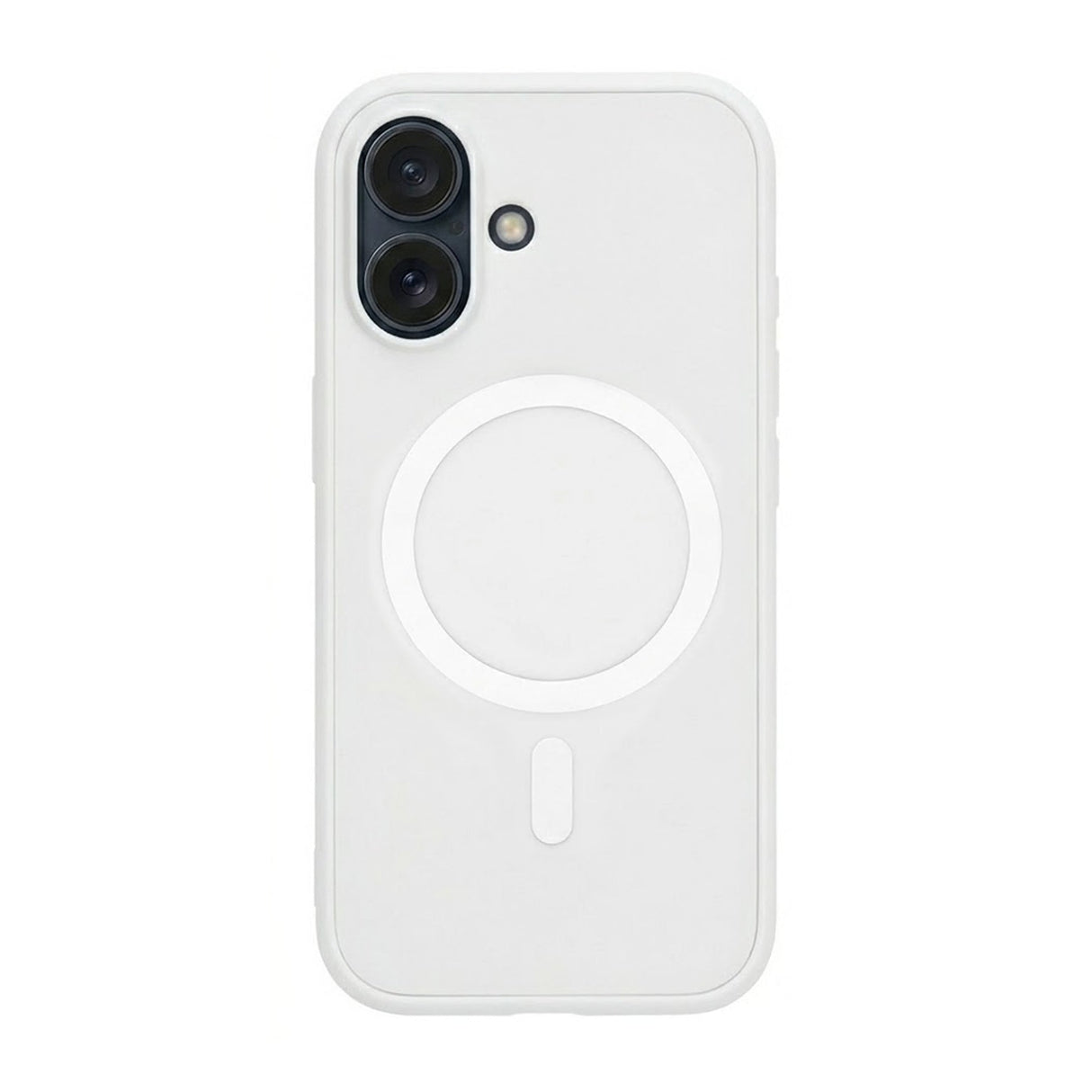 iPhone 16 Cover Kameralinsebeskytter MagSafe Hvid