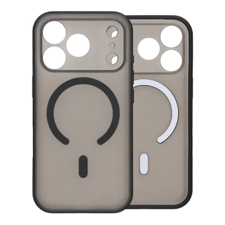 iPhone 17 Pro Max Cover Kameralinsebeskytter MagSafe Sort