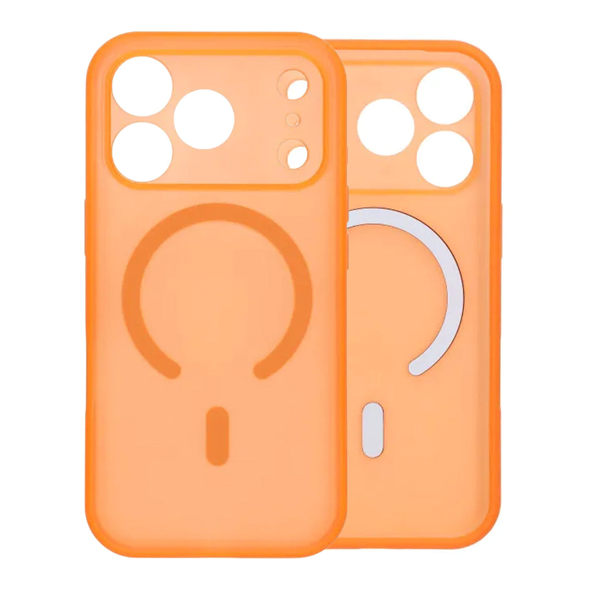 iPhone 17 Pro Cover Kameralinsebeskytter MagSafe Orange