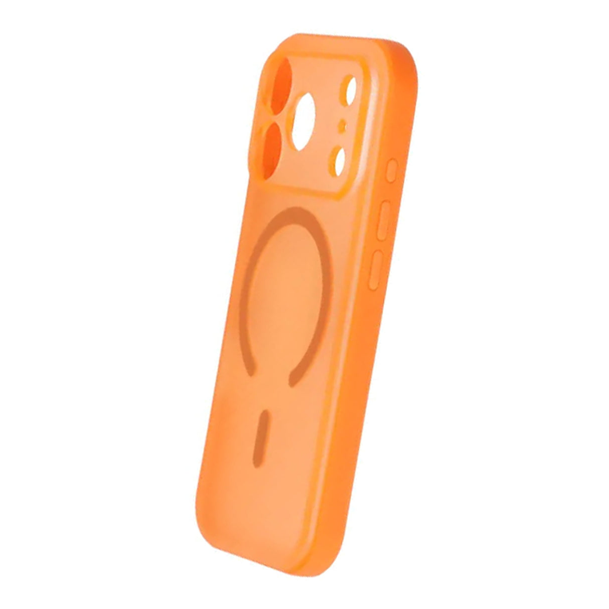 iPhone 17 Pro Cover Kameralinsebeskytter MagSafe Orange
