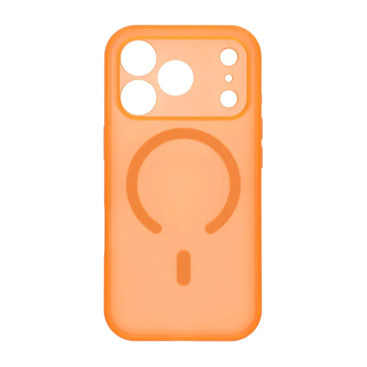 iPhone 17 Pro Cover Kameralinsebeskytter MagSafe Orange