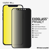 Copter iPhone Xs Max/11 Pro Max Skærmbeskytter Exoglass Curved Privacy