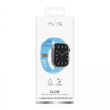 Puro Apple Watch 44/45/46/Ultra 49 mm Rem Glow Blå