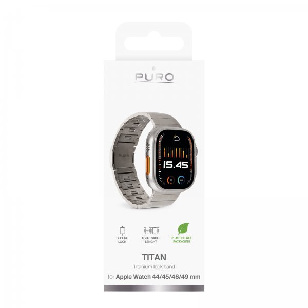 Puro Apple Watch 44/45/46mm/Ultra 49mm Rem Titan Titanium