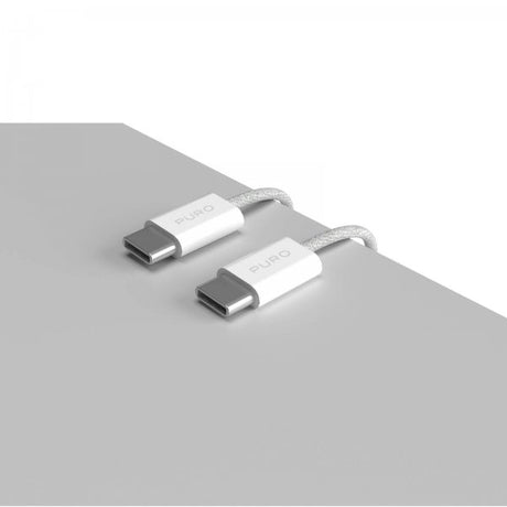 Puro Kabel Fabrik 2.0 60W USB-C til USB-C 1.5m Hvid