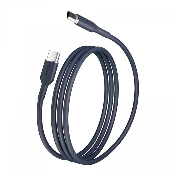 Puro Kabel TPE 25W USB-C til USB-C 1.5m Crown Blue