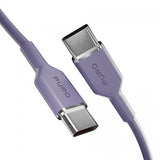 Puro Kabel TPE 25W USB-C til USB-C 1.5m Lavender