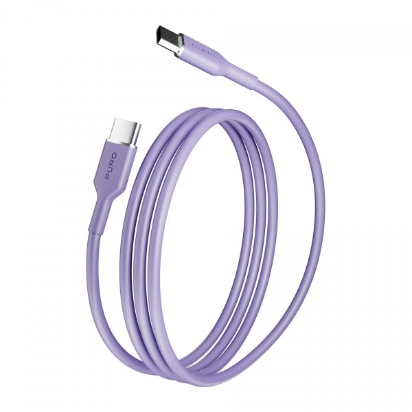 Puro Kabel TPE 25W USB-C til USB-C 1.5m Lavender
