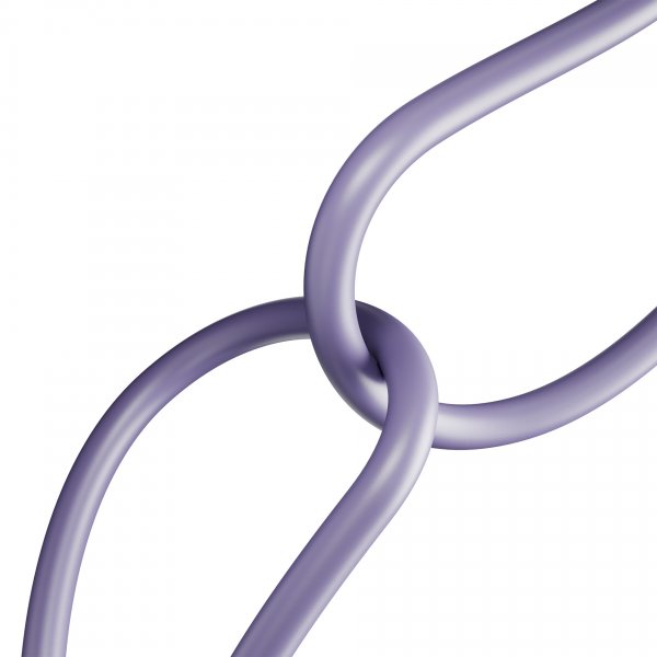 Puro Kabel TPE 25W USB-C til USB-C 1.5m Lavender
