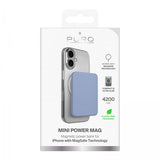 Puro MagSafe Powerbank Mini Power Mag Lyseblå
