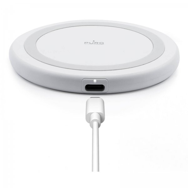 Puro Trådløs Oplader 10W Hvid