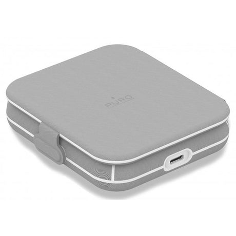 Puro Trådløs Oplader Power Go 2-i-1 MagSafe Hvid