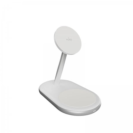 Puro Trådløs Oplader Mag Station 2-i-1 Qi2 Hvid